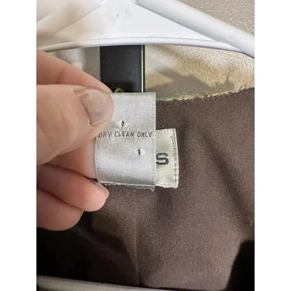 Chico's Size 1 - Petite Yellow Blk Button Front Wool Blend Tweed Blazer Jacket - Picture 5 of 9